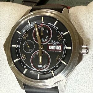 Ball Engineering Master II Slide Chronograph Day Date Automatic Mens Watch